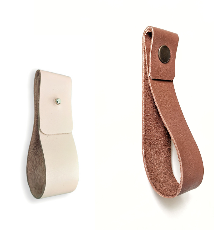 Leather Hockey Stick Wall Hanger